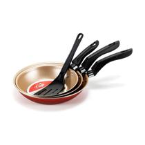 Conjunto Frigideira Francesa Cereja c/ Espátula 18-22