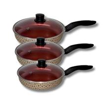 Conjunto Frigideira Funda Rotoprint C Tampa 3 Peças 18 20 22