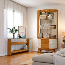 Conjunto Frizz c/ Cristaleira Moss Cinamomo/Off-White