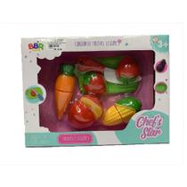 Conjunto Frutas e Legumes Crec Crec BBR Toys Chef's Star