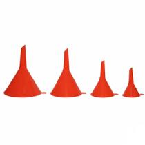 Conjunto Funil Plático Polipropileno 4 Peças (1111-23) Lupus