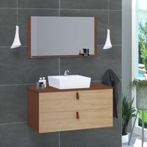 Conjunto Gabinete de Banheiro Berlim 80 Cm Conjunto Gabinete de Banheiro Berlim 80 Cm