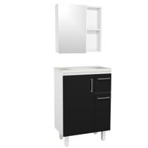 Conjunto Gabinete de Banheiro Gouda 60cm Conjunto Gabinete de Banheiro Gouda 60cm