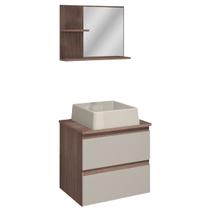 Conjunto gabinete espelheira imperial 500 suspenso fendi biscuit 20117246569 Conjunto gabinete espelheira imperial 500 suspenso fendi biscuit 20117246569
