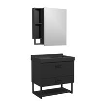 Conjunto Gabinete para Banheiro Suspenso Ucrânia 66cm Conjunto Gabinete para Banheiro Suspenso Ucrânia 66cm