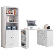 Conjunto Gamer Armário 2 Portas e Mesa Giratória - Qmovi