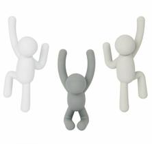 Conjunto Gancho Cabideiros De Parede 3 Peças Sortidos- Umbra Conjunto Gancho Cabideiros De Parede 3 Peças Sortidos- Umbra