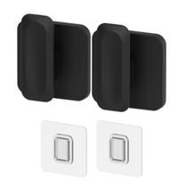 Conjunto ganchos de parede eleve preto