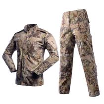 Conjunto Gandola Calça Ripstop Camuflado Python Bege AVB MP