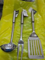 Conjunto garfo/concha/espatula Conjunto garfo/concha/espatula