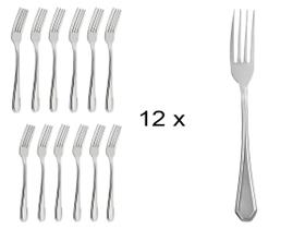 Conjunto Garfo de Sobremesa em Inox (12 peças) Conjunto Garfo de Sobremesa em Inox (12 peças)