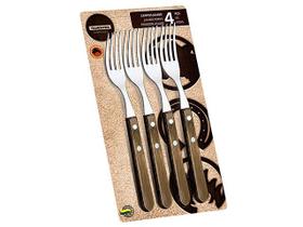 Conjunto Garfos Jumbo 4 Peças Polywood Castanho Tramontina