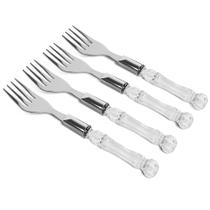 Conjunto garfos p/sobremesa 4 peças tasty - cristal Conjunto garfos p/sobremesa 4 peças tasty - cristal