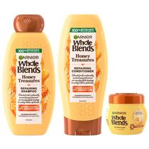 Conjunto Garnier Whole Blends Honey Treasures - 3 Itens para Cabelo Conjunto Garnier Whole Blends Honey Treasures - 3 Itens para Cabelo