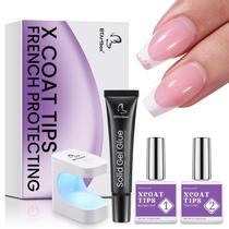 Conjunto Gel Nail Builder Bartbox XCOATTIPS com lâmpada de 20 g ou mais de 30 dias