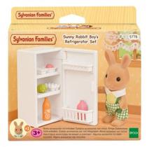 Conjunto geladeira menino coelho raio de sol sylvanian families 5778 - epoch