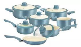 Conjunto Genebra 7 Peças Panelas Indução de Cerâmica
