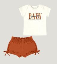 Conjunto Glinny Infantil Short e Blusa Conjunto Glinny Infantil Short e Blusa