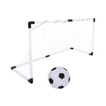 Conjunto Gol Futebol Trave e Bola Infantil Brinquedo BBR - R3226