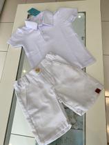 Conjunto gola polo masculino tamanho 2 anos