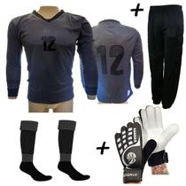 Conjunto Goleiro 4x1 fair Calca ML N1 chb - Playfair