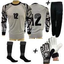 Conjunto Goleiro 4x1 fair Calca ML N12 cza - Playfair Conjunto Goleiro 4x1 fair Calca ML N12 cza - Playfair