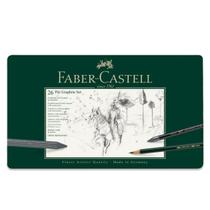 Conjunto Grafite Pitt Grande Faber-castell 112974 Conjunto Grafite Pitt Grande Faber-castell 112974