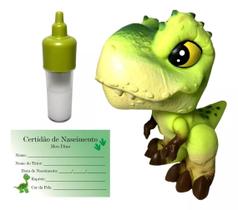 Conjunto Grande Cuidados Boneco Dinossauro Tiranossauro Rex - Jurassic World - Dinos Baby - Acompanha Acessórios - Pupee Brinquedos Conjunto Grande Cuidados Boneco Dinossauro Tiranossauro Rex - Jurassic World - Dinos Baby - Acompanha Acessórios - Pupee Brinquedos