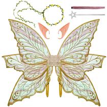 Conjunto grande de borboletas douradas Fairy Wings VersaCharm de 86 x 64 cm