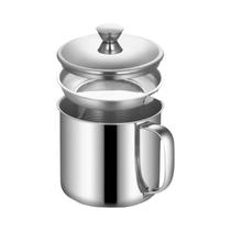 Conjunto Grande De Filtros De Óleo Em Aço Inoxidável 1.1/1.3L Com Tampa E Coador, Separador De Conjunto Grande De Filtros De Óleo Em Aço Inoxidável 1.1/1.3L Com Tampa E Coador, Separador De
