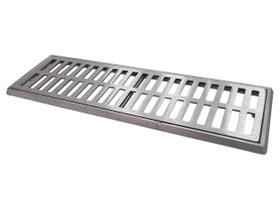 Conjunto Grelha E Porta Grelha Alumínio 15 X 50 Cm