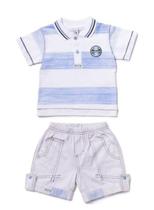 Conjunto Grêmio Bebê Polo e Bermuda Revedor