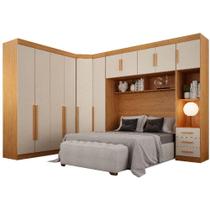 Conjunto Guarda Roupa Modulado Orion Cinamomo Off White Casal 11 Portas 6 Gavetas Leifer Móveis Conjunto Guarda Roupa Modulado Orion Cinamomo Off White Casal 11 Portas 6 Gavetas Leifer Móveis