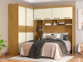 Conjunto Guarda Roupa ModuladoCasal Paris 6 Portas 5 Gavetas Freijó Of White - Mopar Conjunto Guarda Roupa ModuladoCasal Paris 6 Portas 5 Gavetas Freijó Of White - Mopar
