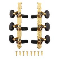 Conjunto Guitar Tuners Machine Heads 3+3 para guitarra clássica Conjunto Guitar Tuners Machine Heads 3+3 para guitarra clássica