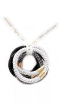 Conjunto Hair Pony Knotty Luxe Black Hair Ties, pacote com 6