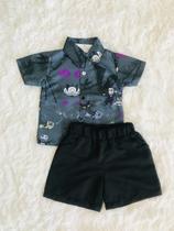 Conjunto Halloween Caveira Monstro Dia das Bruxas Menino Conjunto Halloween Caveira Monstro Dia das Bruxas Menino