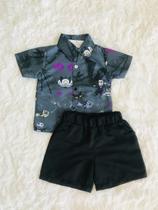 Conjunto Halloween Caveira Monstro Dia das Bruxas Menino Conjunto Halloween Caveira Monstro Dia das Bruxas Menino