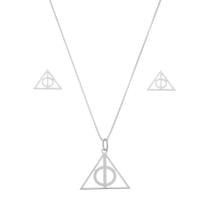 Conjunto Harry Potter Relíquias da morte prata 925