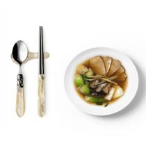 Conjunto Hashi com Suporte Colher Sushi Aladim Bugatti Conjunto Hashi com Suporte Colher Sushi Aladim Bugatti