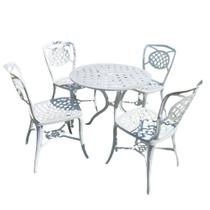 Conjunto Havana Mesa 4 Cadeiras Sem Braços