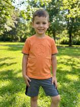 Conjunto Have Fun Menino Estampa Bola Laranja - Conjunto Have Fun Menino Estampa Bola Laranja -