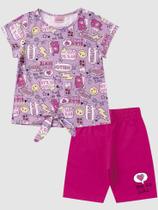 Conjunto Hello Feminino Infantil - Kahua Kids Conjunto Hello Feminino Infantil - Kahua Kids
