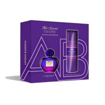 Conjunto Her Secret Desire Banderas Eau de Toilette 80ml + Desodorante 150ml