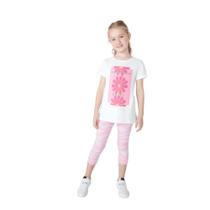 Conjunto Hering Infantil Camisa Manga Curta Com Calça Estampada