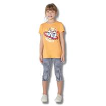 Conjunto Hering Kids Menina Com Calça Capri 5APK Amarelo