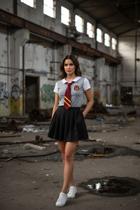 Conjunto Hermione Adulto completo acompanha gravata colete e vestido