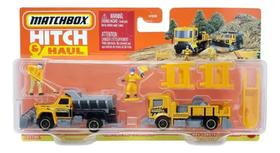 Conjunto Hitch e Haul Matchbox 2 Mini Veículos Mattel -H1235 Conjunto Hitch e Haul Matchbox 2 Mini Veículos Mattel -H1235