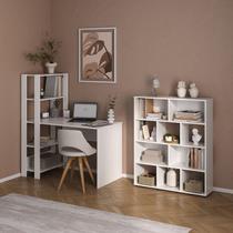 Conjunto Home: Escrivaninha Match e Estante Book - ARTELY Conjunto Home: Escrivaninha Match e Estante Book - ARTELY