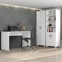 Conjunto Home Office 3 Peças com Escrivaninha Gávea e 2 Armários Espresso Móveis Branco Conjunto Home Office 3 Peças com Escrivaninha Gávea e 2 Armários Espresso Móveis Branco